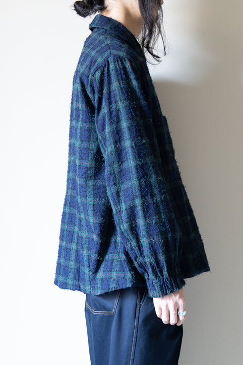 【YUTA MATSUOKA】"Fork Needle Punch Coach Jacket"